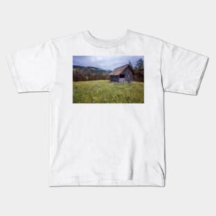 Cabin on the Mountain Kids T-Shirt